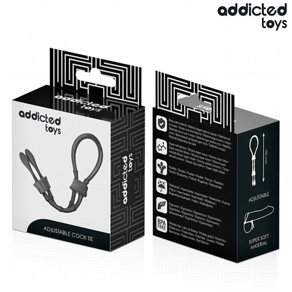 ADDICTED TOYS Corda Peniana de Silicone Ajustável, para controlo e estimulação.