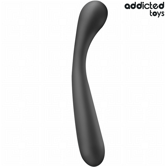 Massageador anal Addicted Toys de silicone médico com 22,5 cm e design ergonómico para estimulação progressiva.