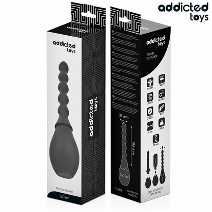 Limpador de Viagem Addicted Toys Modelo 2 para higiene de brinquedos sexuais.
