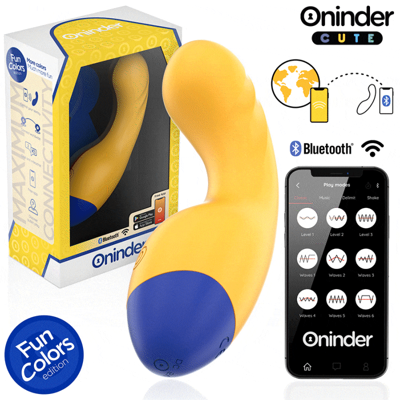 ONINDER CUTE – Love Buddy Master Vibrador de Ponto G com App Mundial Gratuito