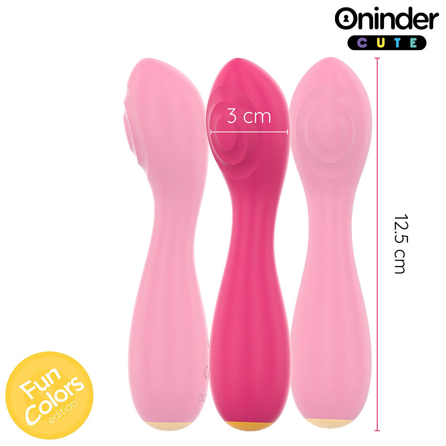 Vibrador ONINDER CUTE de Ponto G com controle por aplicativo e modo Tapping