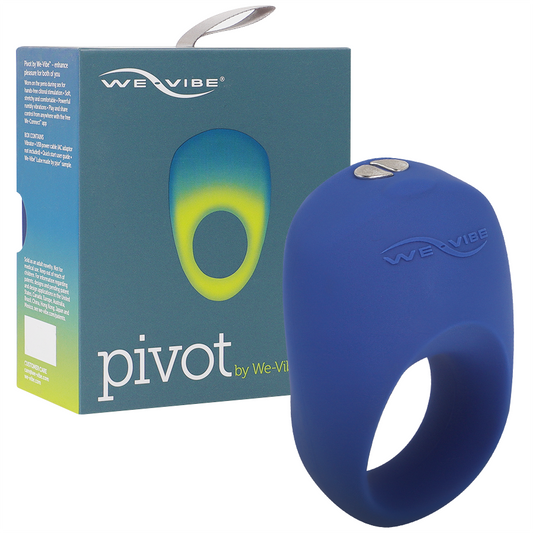 WE-VIBE Anel Vibrador Pivot para prazer compartilhado e estimulação clitoriana via app.