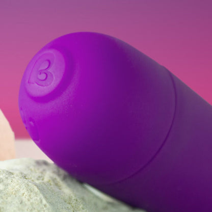 ROCKS-OFF Glo-Girl Mini Vibrador Wand Roxo com cabeça flexível e design ergonómico