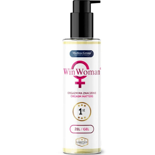 MEDICA GROUP Win Woman Gel Íntimo Feminino 150ml para intensificar sensações e hidratação