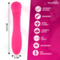 Moressa – Celso Vibrador Premium Recarregável em Silicone Médico