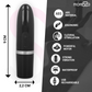 Moressa – Ivy Vibrador Estimulador de Viagem Preto