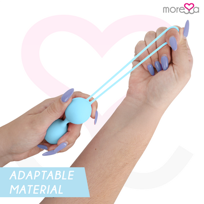 MORESSA Bolas Chinesas Osian Três Silicone 85g para treino do assoalho pélvico