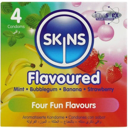 Preservativos Premium Multi Sabores Paquete 4