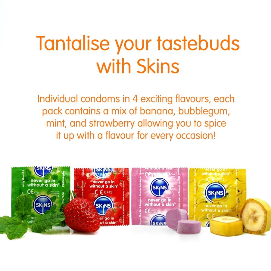 Preservativos Premium Multi Sabores Paquete 4