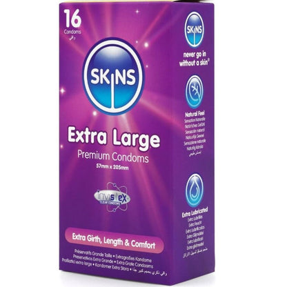 Preservativos Extra Grande Premium Paquete con 16