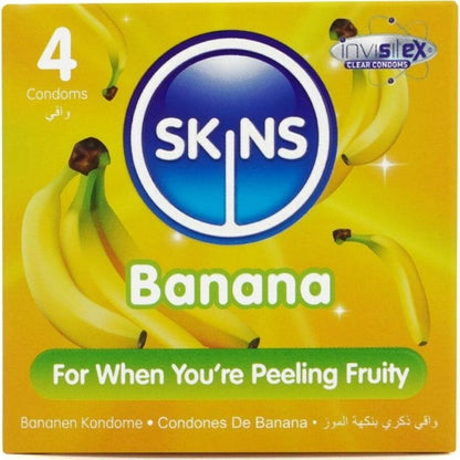 Preservativos Plátano Premium Paquete 4