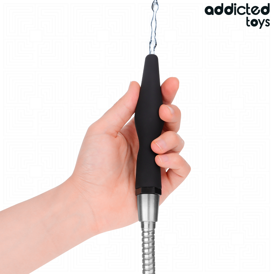 Limpador anal Addicted Toys Modelo 2 com adaptador universal para higiene íntima e conforto