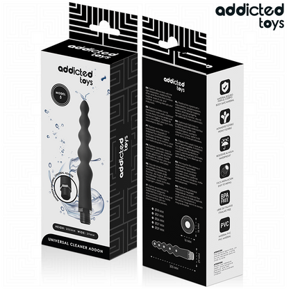 Limpador Anal Addicted Toys Modelo 5 com Adaptador Universal para Higiene Íntima