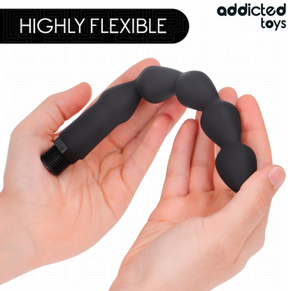 Limpador anal Addicted Toys Modelo 6 com adaptador universal para higiene íntima.