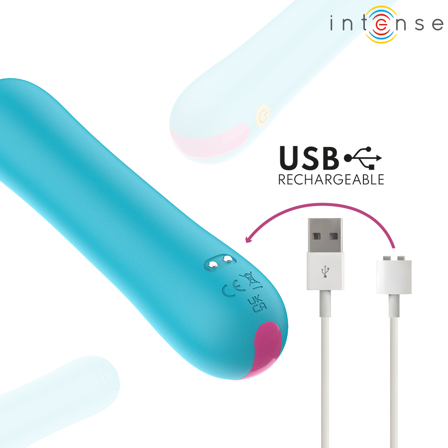 INTENSE Claudia Vibrador Tapping com toque rítmico para prazer intenso.