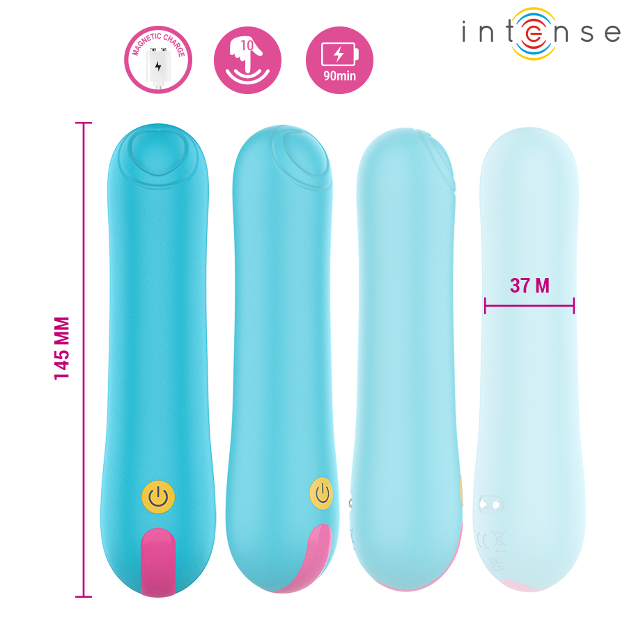 INTENSE Claudia Vibrador Tapping com toque rítmico para prazer intenso.