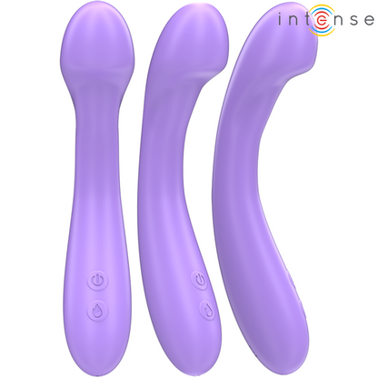 Vibrador aquecível INTENSE Becky 19cm com 7 vibrações na cor roxa