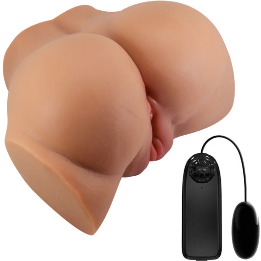 Vibrador Realista Doble con Control Remoto para Vagina y Ano