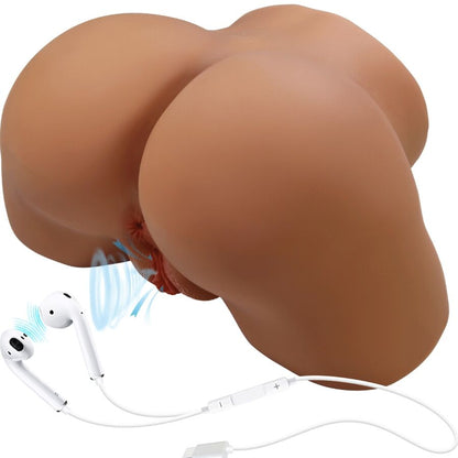 Masturbador Femenino Realista Geriann con Vibración, Succión y Sonido