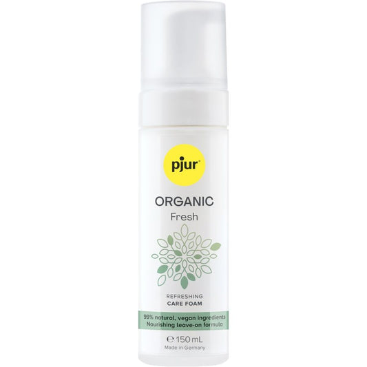 PJUR Espuma Refrescante Orgânica Vegana Sem Enxágue 150ml para higiene íntima