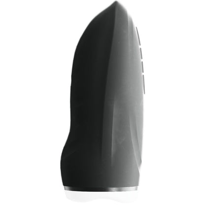 Close-up do masturbador masculino multifuncional BATHMATE Edge Pro, mostrando sua textura e design ergonómico.
