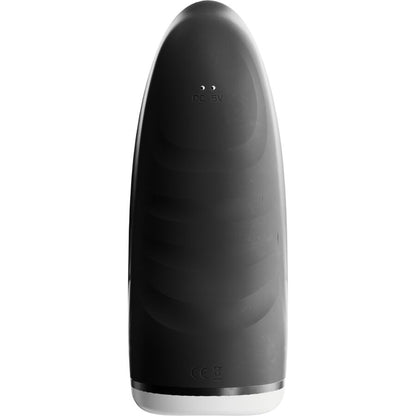 Close-up do masturbador masculino multifuncional BATHMATE Edge Pro, mostrando sua textura e design ergonómico.