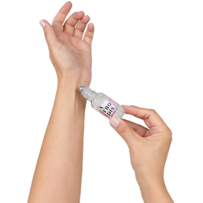 SECRETPLAY Perfume Óleo Afrodis Feromônios para Mulheres 20ml com aroma de caramelo, em embalagem roll-on.