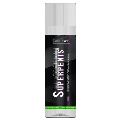 RUF Creme Pénis Superpenis 75 ML, para cuidado íntimo masculino.
