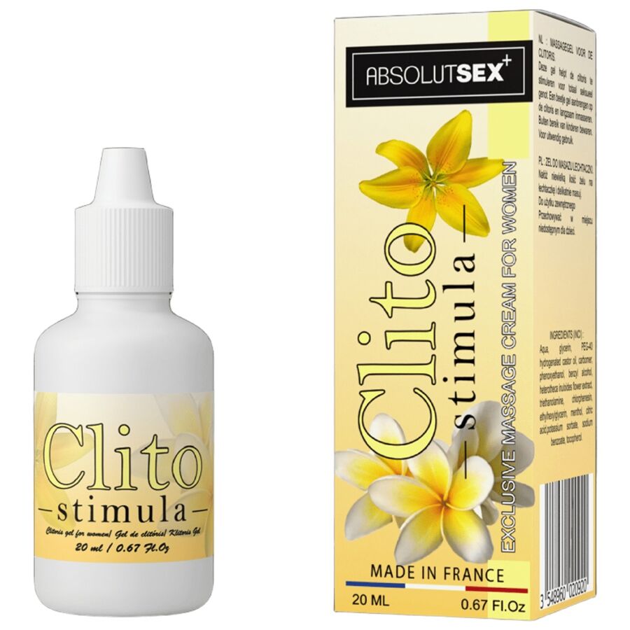 Creme estimulante de clitóris RUF 20ml para prazer feminino