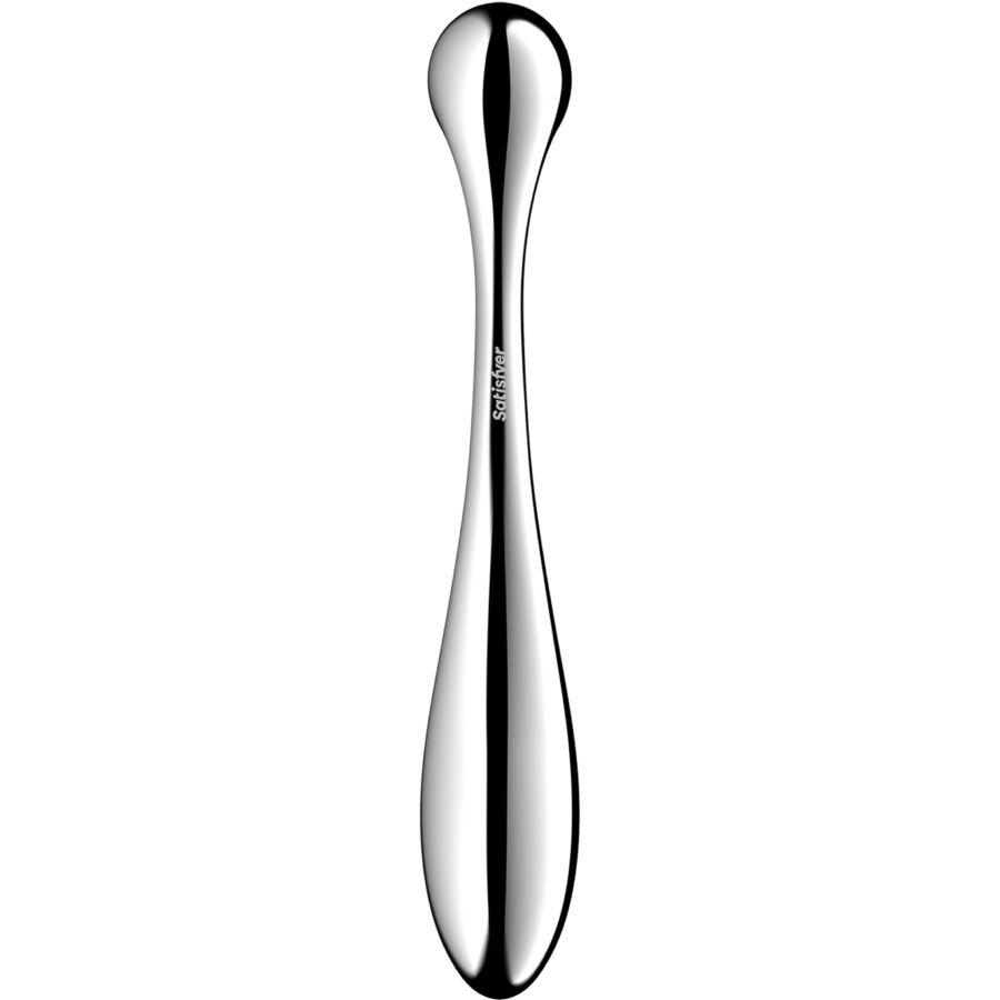 Dildo Satisfyer Star Force 4 de Aço Inoxidável Dupla Extremidade, para estimulação do Ponto G e sensações térmicas.