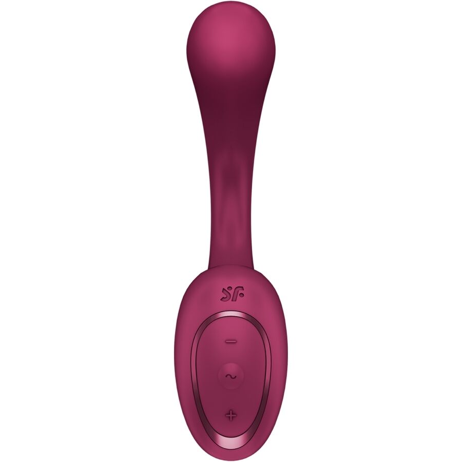 Satisfyer G for Goddess 2 Vibrador Rabbit Bordeaux com dupla estimulação.