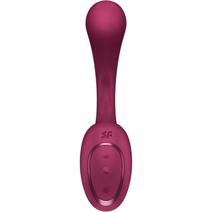 Satisfyer G for Goddess 2 Vibrador Rabbit Bordeaux com dupla estimulação.