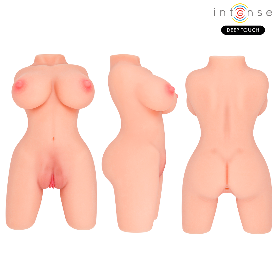 Masturbador Torso Intense Deep Touch Jesse com dupla abertura vaginal e anal realista