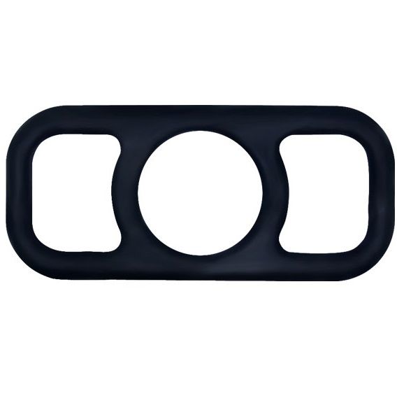 Conjunto de 3 anéis penianos BAILE de silicone, para melhorar a ereção e prolongar o prazer.