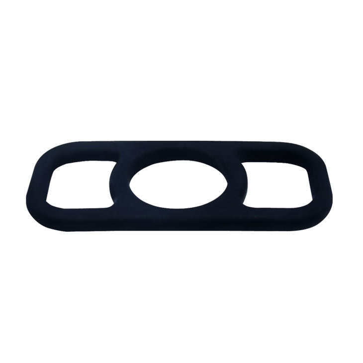 Conjunto de 3 anéis penianos BAILE de silicone, para melhorar a ereção e prolongar o prazer.