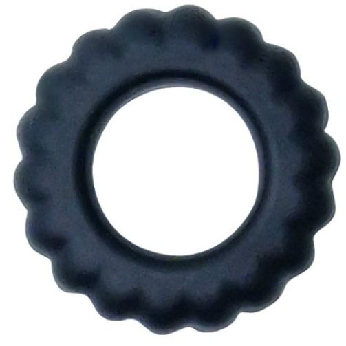 Anel Peniano Baile Titan Preto | Silicone para Ereções Mais Fortes e Duradouras