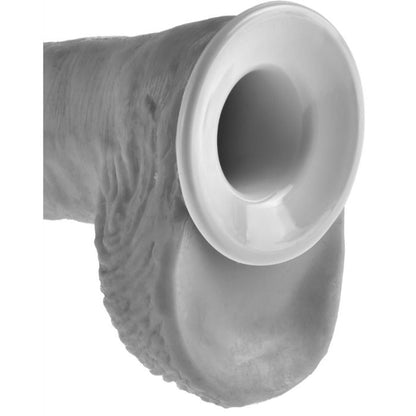 Dildo Strap-on - Sistema de Suspensión 30,5 cm Hollow Strap-on - Carne