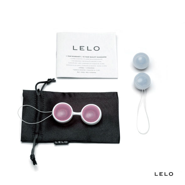 LELO Luna Bolas Chinesas para exercícios Kegel, com pesos e conector de silicone