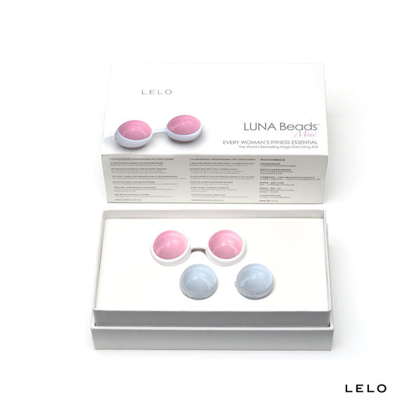 LELO Luna Bolas Chinesas para exercícios Kegel, com pesos e conector de silicone