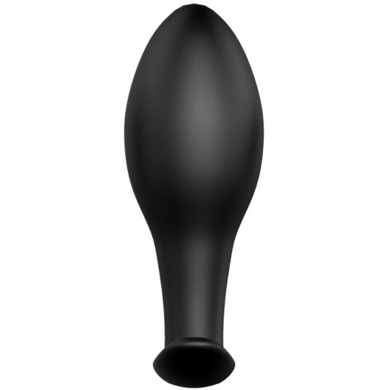 Detalhe do Plug Anal Âncora de Silicone Preto PRETTY LOVE 8.5cm
