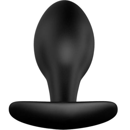Detalhe do Plug Anal Âncora de Silicone Preto PRETTY LOVE 8.5cm