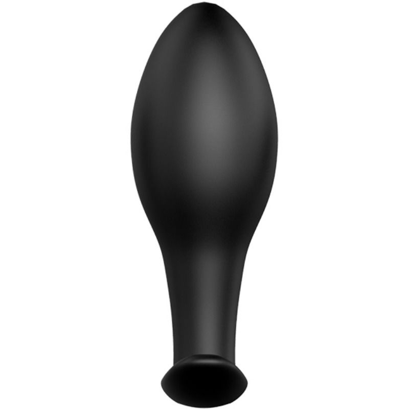 Plug Anal Vibratório PRETTY LOVE Âncora de Silicone Preto com Controle Remoto