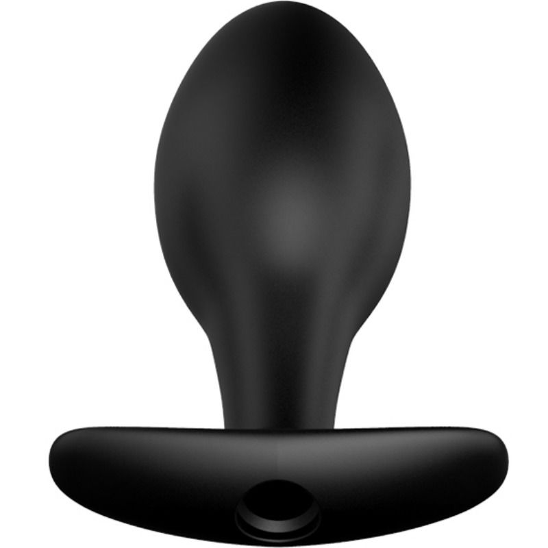 Plug Anal Vibratório PRETTY LOVE Âncora de Silicone Preto com Controle Remoto