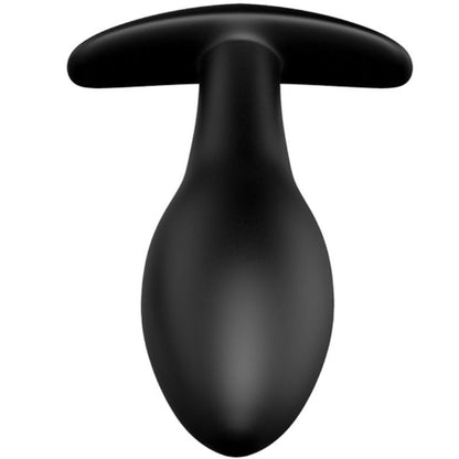 Plug Anal Vibratório PRETTY LOVE Âncora de Silicone Preto com Controle Remoto