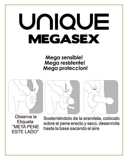 Preservativos Megasex Latex Free Sensitive 3 Unidades