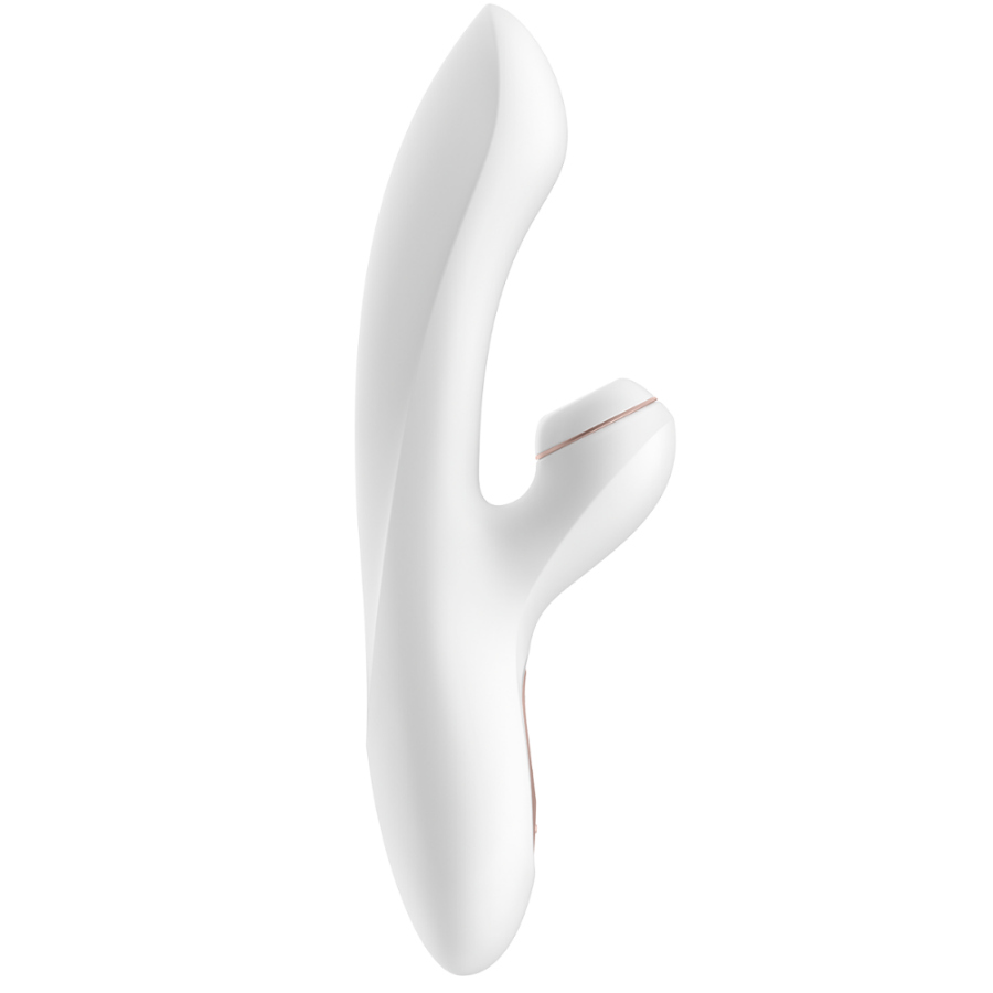 Satisfyer Pro G-Spot Rabbit com tecnologia de ondas de pressão e vibração, design ergonómico e em silicone macio.