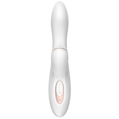 Satisfyer Pro G-Spot Rabbit com tecnologia de ondas de pressão e vibração, design ergonómico e em silicone macio.