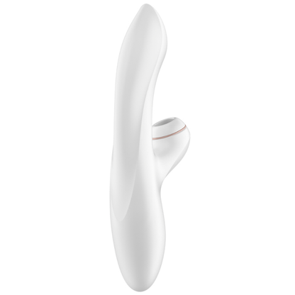 Satisfyer Pro G-Spot Rabbit com tecnologia de ondas de pressão e vibração, design ergonómico e em silicone macio.