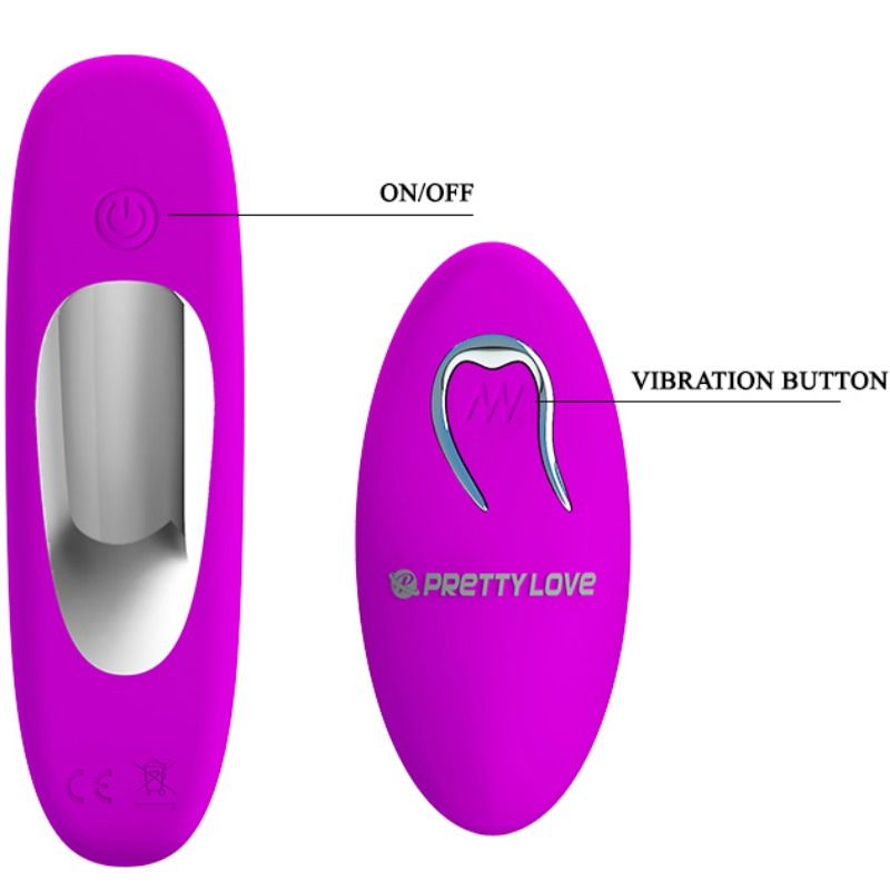 PRETTY LOVE Estimulador de Dedo Mágico vibratório de silicone com controle remoto