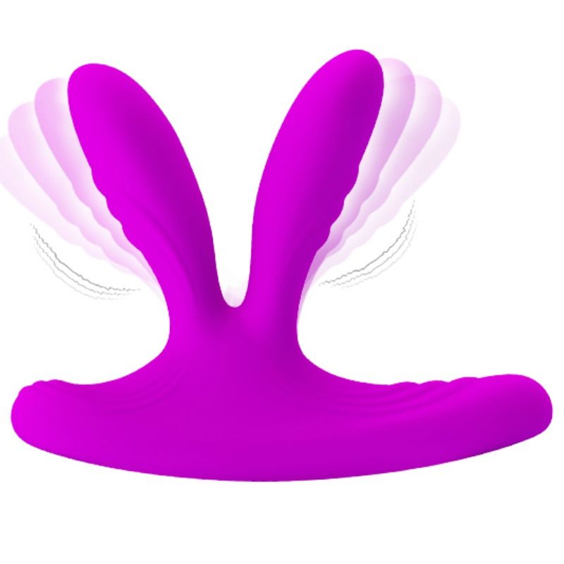 PRETTY LOVE Estimulador de Dedo Mágico vibratório de silicone com controle remoto